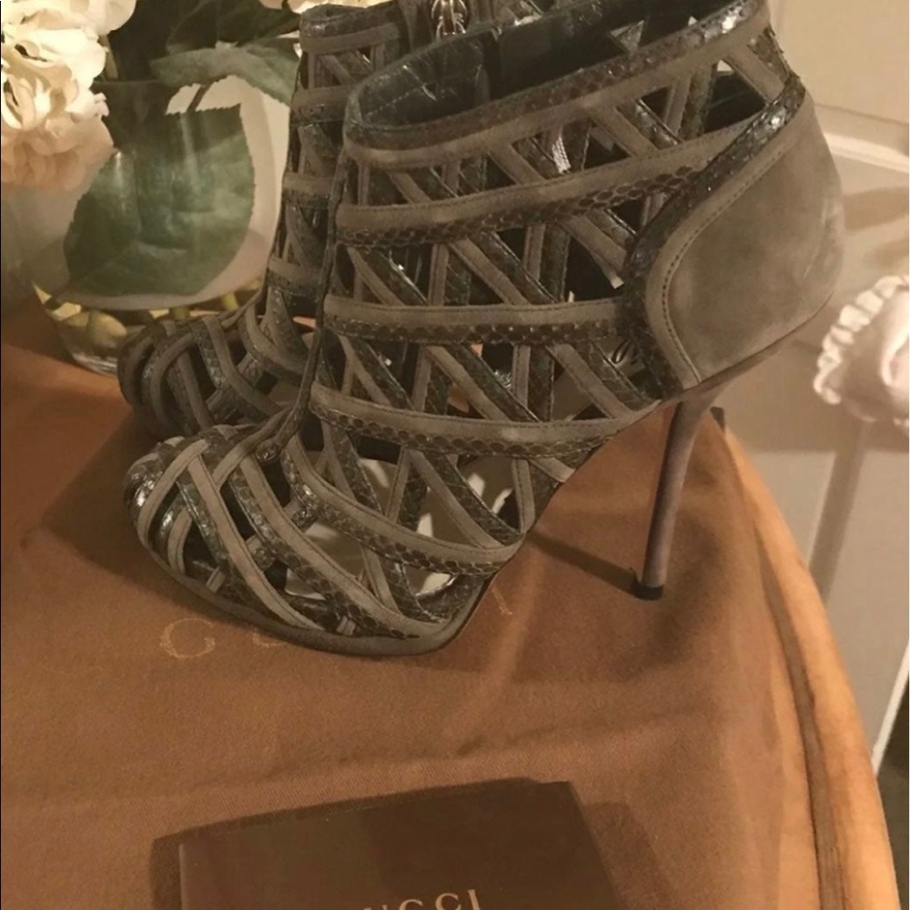 NWB Gucci Sofia Rey cage booties. - Picture 3 of 10